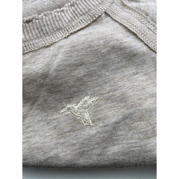 Womens Y2K Scoop Neck Fitted Henley Top Size XL Oatmeal Mallcore Layer Twilight - Picture 3 of 9